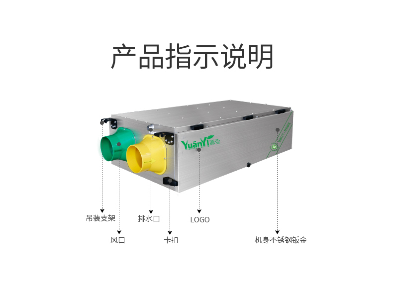 防霾 中央新風除濕機